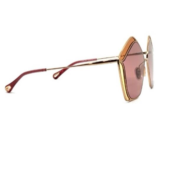 Chloé CH0026S Gemma metal & acetate pentagon frame sunglasses w/ case
MSRP $530 main image 13